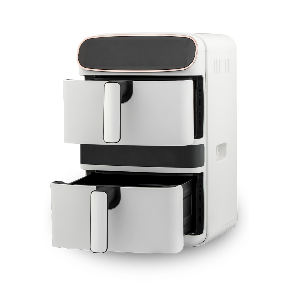 Dubbele stapels luchtfriteuse met BLDC-motor